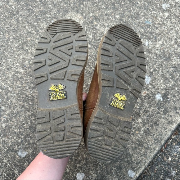 Georgia Boot, Ladies Romeo Distressed LT Amp Shoe, GB0043 - Picture 4 of 8